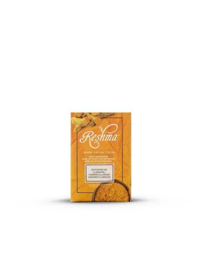 Reshma Beauty Reshma Beauty Travel Size Turmeric Soap Bar Soap for All Skin Types & Dull Skin, Bath Soap, Gentle Soap, TSA Approved, Removes Make-Up, For Daily Use, Cruelty-Free, 1.76 oz, Pack of 1  - Image 1
