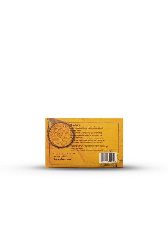 Reshma Beauty Reshma Beauty Travel Size Turmeric Soap Bar Soap for All Skin Types & Dull Skin, Bath Soap, Gentle Soap, TSA Approved, Removes Make-Up, For Daily Use, Cruelty-Free, 1.76 oz, Pack of 1  - Image 3