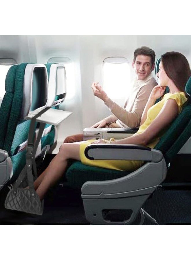 Bukela Airplane Foot Hammock, Adjustable Foot Rest Hammock, Portable Airplane Footrest Prevents Joints from Aching and Swelling, Relaxes Muscles and Improves Circulation for Travel Comfort - Image 2