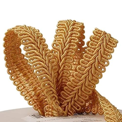 Paper Mart تقليم حافة ذهبية قديمة 5/8" × 10 ياردات - Image 1