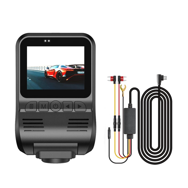 مسجل قيادة مقاوم للاهتزاز Dash Cam بدقة 1080P спереди و720P خلفًا مع كاميرا خفية تسجيل مزدوج спереди وخلفًا تسجيل حلقي نوع DOL تعرض متعدد - Image 1