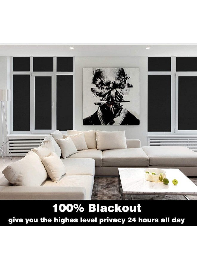 HOME13™ Privacy Window Film Window Glass Door Film for Home,Office,Bathroom Privacy (50x203 cm, 03 Blackout Film) - Image 2