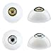 PH PandaHall 2 Pairs 32mm Eyeballs Realistic Human Eyes Large Acrylic Hollow Eyeballs Stuffed Animal Eyeball Bear Eyes for Halloween Party Decor Art Clay Sculptures Props Puppets - Image 3
