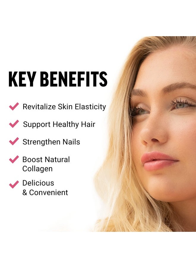 Force Factor Collagen Boosting Superfoods With Biotin Hyaluronic Acid Bamboo And Hair Skin And Nails Vitamins Nail Strengthener And Skin Supplement Tropical Fruit Flavor 60 Soft Chews  - Image 3