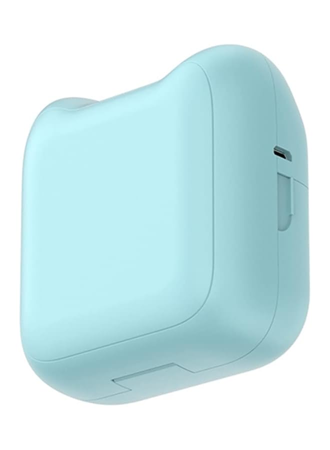 erorex Portable Pocket Size Printer Wireless Bt Thermal Printer Simple Operation Support Photo Notes Errors Text Memo Printing Blue Comes With 6 Rolls Of Heat Sensitive Paper - Image 2