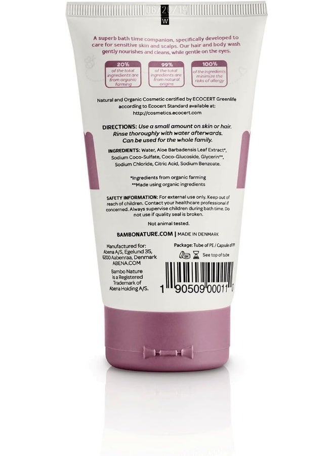 Bambo Nature Bath Buddy Hair & Body Wash, 5 fl oz, 6 Tubes/Case - Image 2