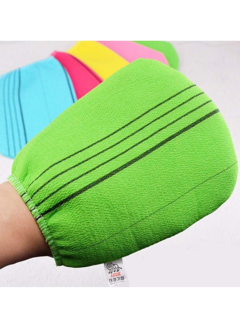 5Pcs Korean Exfoliating Bath Washcloth Exfoliating Bath Mitten Remove Dead Skin Bath Scrub Mitten for Bathing - Image 2