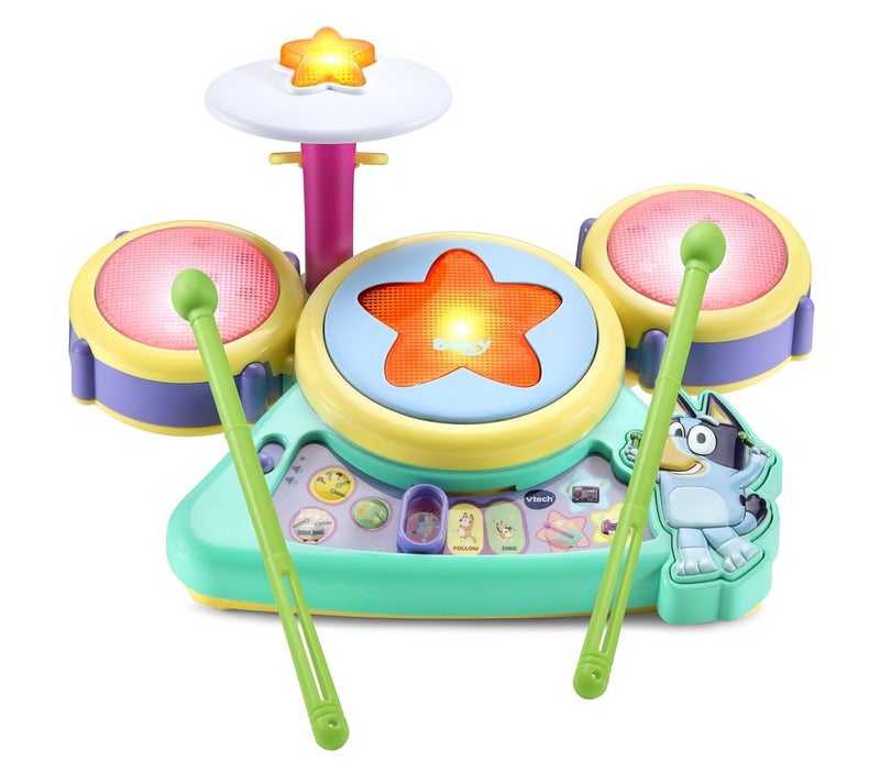 vtech طقم الطبول الإلكتروني VTech Bluey Hooray - Image 2