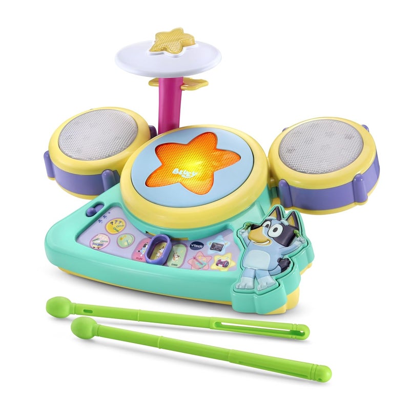 vtech طقم الطبول الإلكتروني VTech Bluey Hooray - Image 3