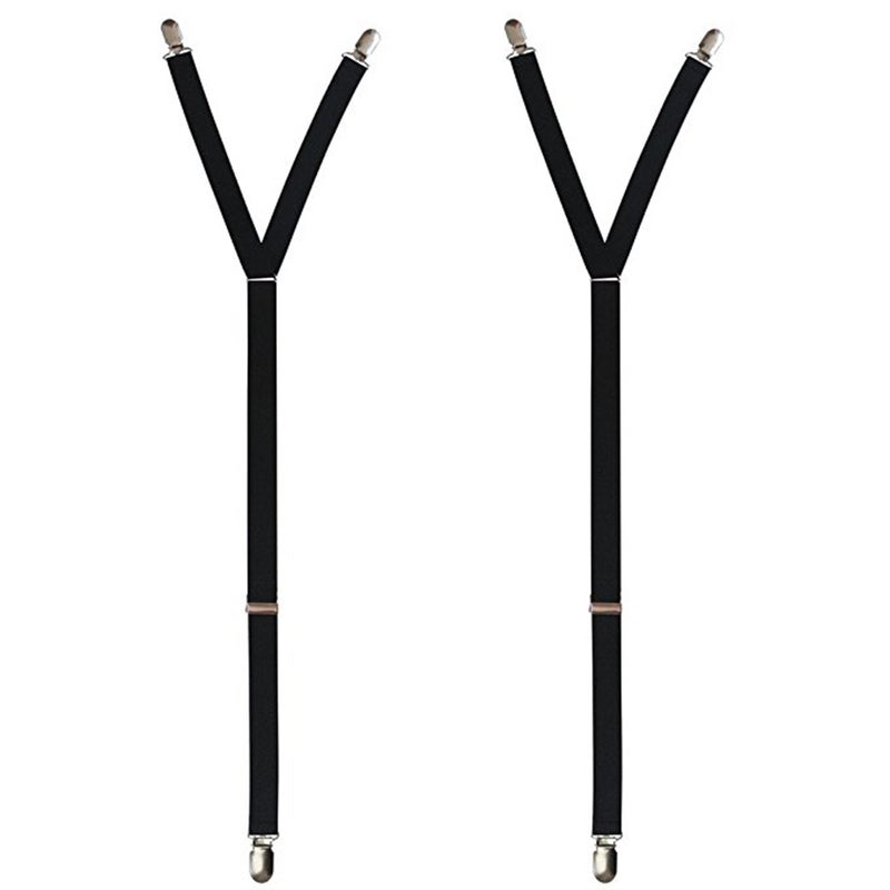 Adjustable Shirt Stays Garters Anti-Wrinkle Non Clip Elastic Shirt Tuck Suspenders for Men and Women ( is Random) - Image 3