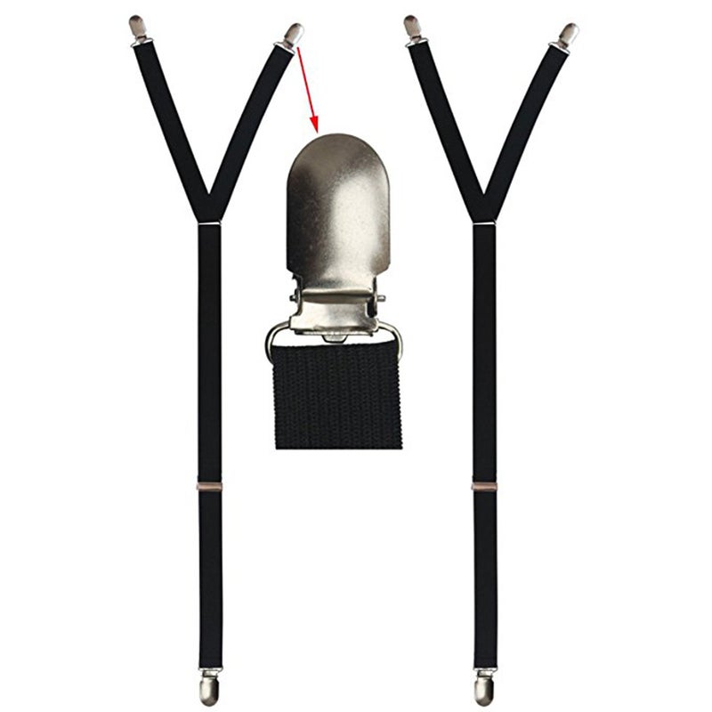 Adjustable Shirt Stays Garters Anti-Wrinkle Non Clip Elastic Shirt Tuck Suspenders for Men and Women ( is Random) - Image 4