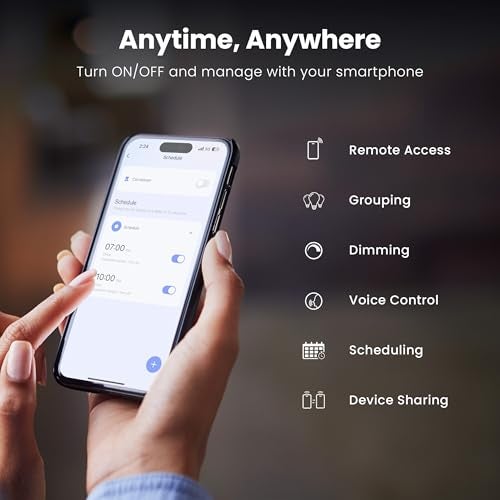 Feit Electric BR30 Smart Flood Light Bulb,2.4GHz WiFi Color Changing and Dimmable, No Hub, Works with Alexa or Google Assistant, BR30/RGBW/CA/AG, 65W, Multi-Color (RGBW), 1 Count (Pack of 1) - Image 3