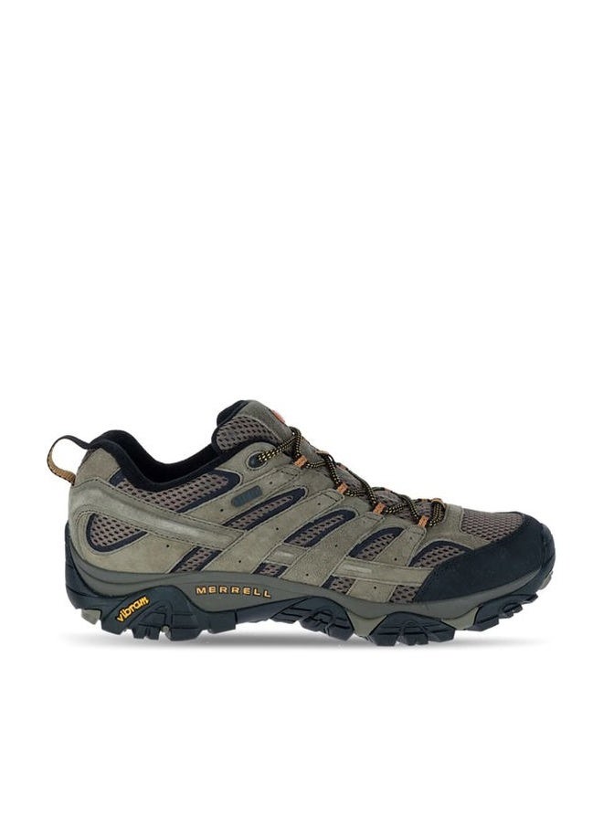 MERRELL Men's Moab 2 Waterproof Hiking Shoe, Walnut, 13 - Image 1