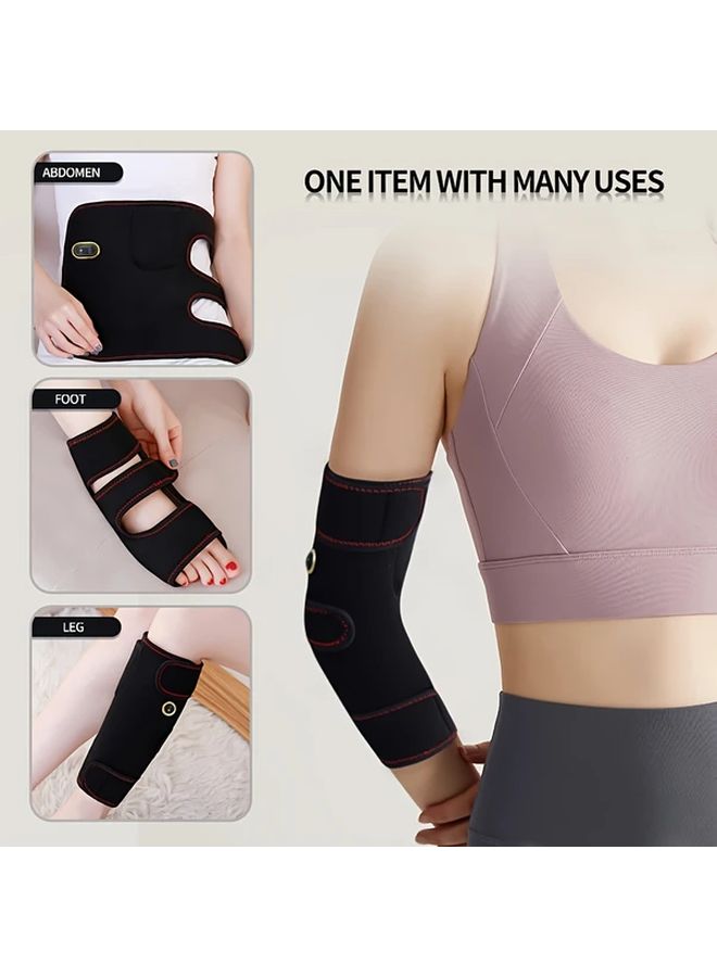USB Powered Arm Heating Pad With 3 Level Temperature Control Portable Heated Wrap For Outdoor Sports Durable Polycarbonate Fever - Image 4