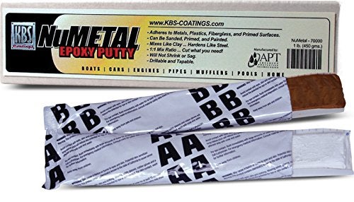 KBS Coatings KBS Coatings 70003 Black NuMetal Epoxy Putty  - Image 1