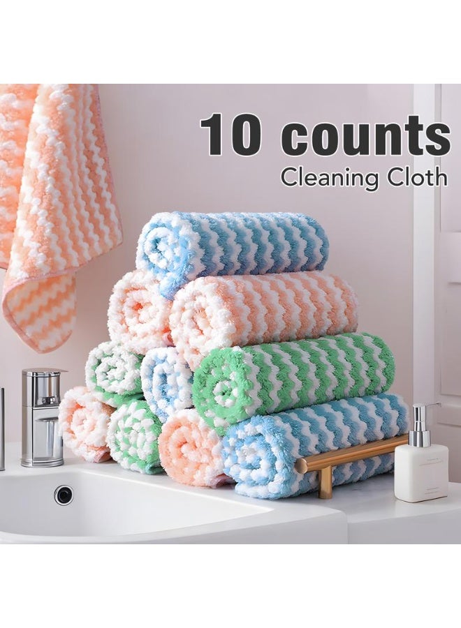 10 Counts Microfiber Cleaning Cloth per pack Single color per pack, colors sent randomly Each package contains only one color, no mixed colors