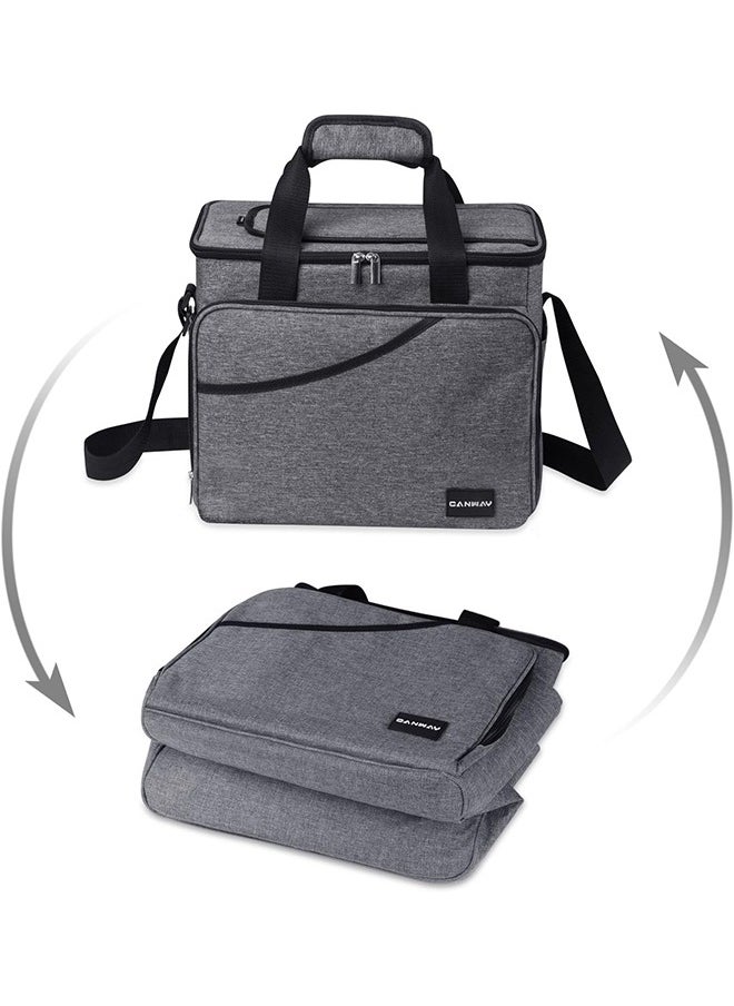 Canway - Upgraded Picnic Bag, Insulated Lunch Box, Insulated and Refrigerated Large Capacity Portable Lunch Bag, Adult Men's and Women's Lunch Bag, Office Outdoor Camping Picnic Beach Portable Lunch Bag - Image 1