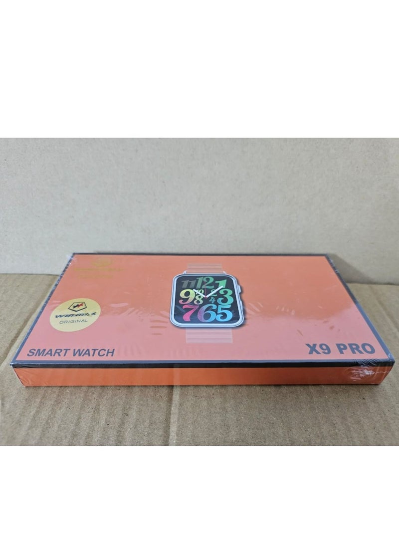 Winmax smart watch ultra X9 pro blutooth music hurt steps count 49mm large display seires 9 smart watches - Image 1