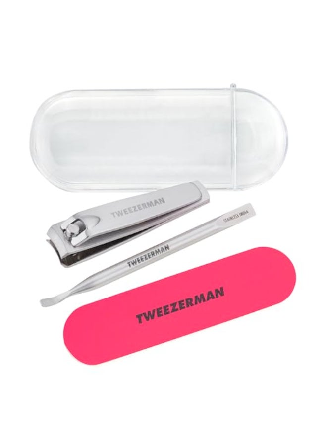 Tweezerman Mini Neon Nail Care Kit - Image 1