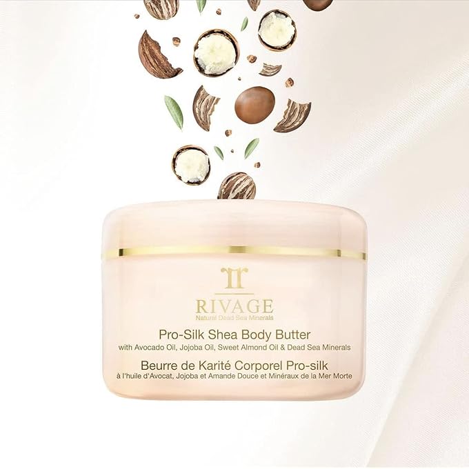 RIVAGE NATURAL DEAD SEA MINERALS Pro-Silk SHEA BODY Butter 200ML ENHANCED with DEAD SEA SALT VEGAN FRIENDLY, NO ANIMAL TESTING, NO HARSH CHEMICALS - Image 2