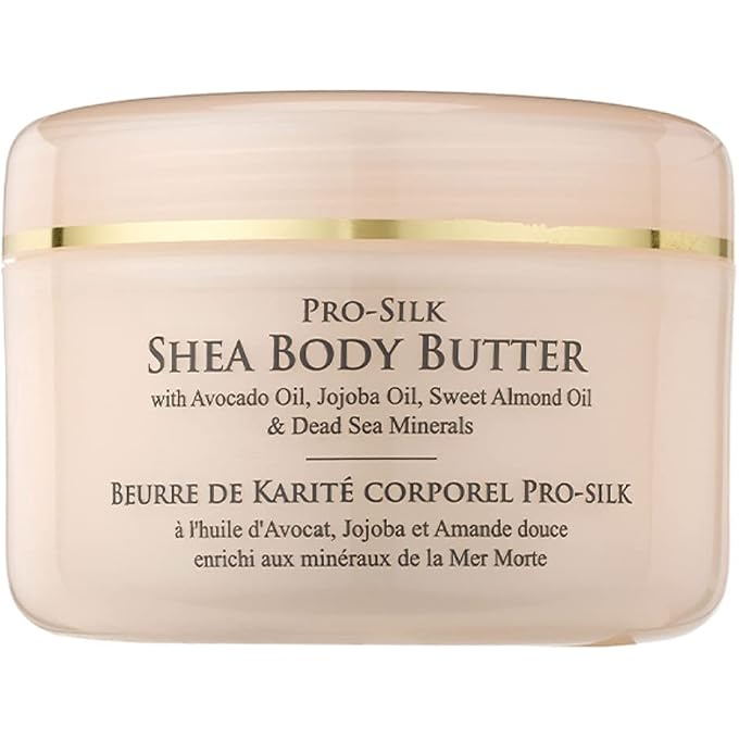 RIVAGE NATURAL DEAD SEA MINERALS Pro-Silk SHEA BODY Butter 200ML ENHANCED with DEAD SEA SALT VEGAN FRIENDLY, NO ANIMAL TESTING, NO HARSH CHEMICALS - Image 1