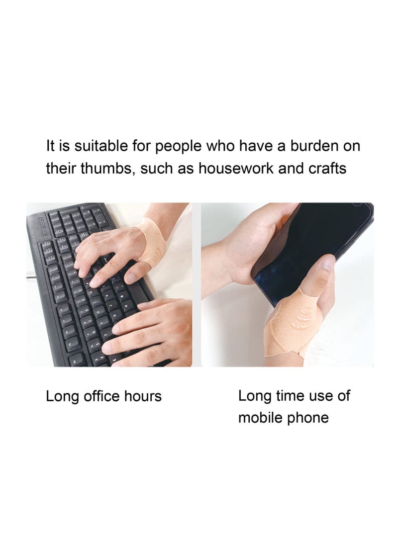 KASTWAVE - MAKINGTEC Thumb Support Brace, CMC Joint Thumb Splint, Elastic Thumb Spica Support Splint, Soft Thumb Compression Sleeve Protector for Joint Pain Tendonitis Sprains, L - Image 1