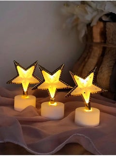 Yuwell Pack Of 6 Pcs Star Shape Mini Portable Night Light And Table Decor Lamp For Ramadan Light For Eid And Ramadan Decoration  - Image 4
