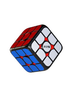 D ETERNAL Qy Smart Magnetic Cube Stickerless (Tiled Version) High-Performance Bluetooth Speed Cubewwith Real-Time Stats & Tracking, Adjustable Tension & Magnets  - Image 1