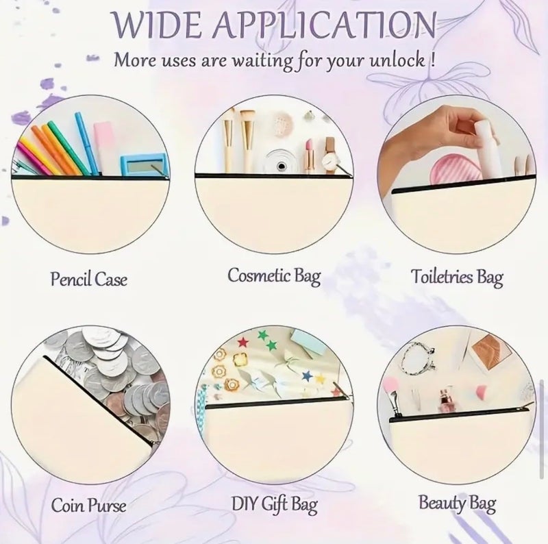 TraveEssentialz 2 Pc Storage Pouches for Travel Stuff | Multipurpose Makeup, Skincare, Toiletries, Beard & Nail Care Organizer | Travel Essential Pouch Set (Medicine & Tooth Care) - Image 3