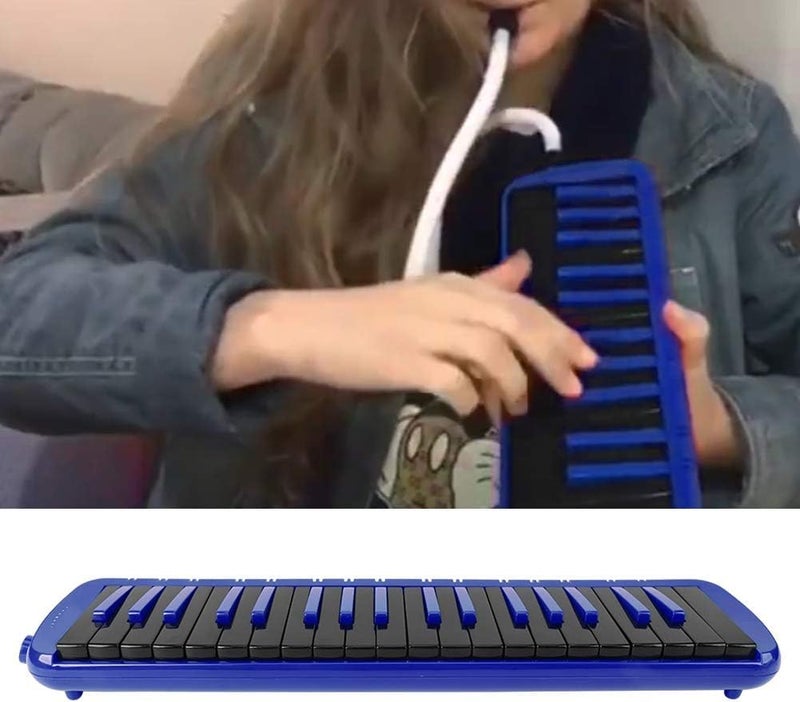 Technobuyers 37 Keys Melodica for Beginner, Air Piano Musical Instrument with Carrying Bag Blue - Image 4