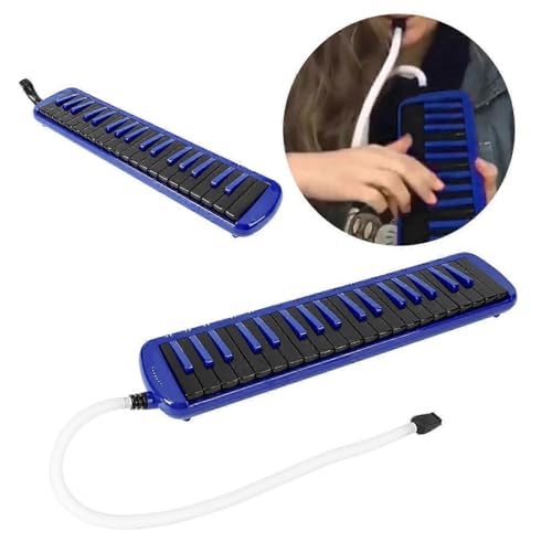Technobuyers 37 Keys Melodica for Beginner, Air Piano Musical Instrument with Carrying Bag Blue - Image 5