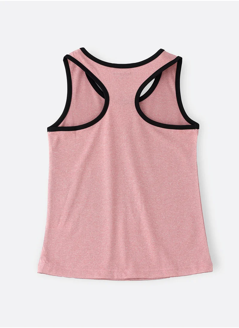 Jelliene Knit vest with print