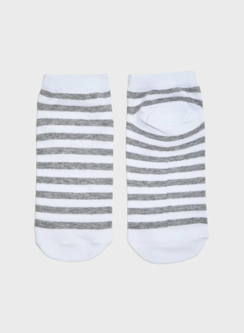 FOREVER 21 5 Pack Printed Ankle Socks