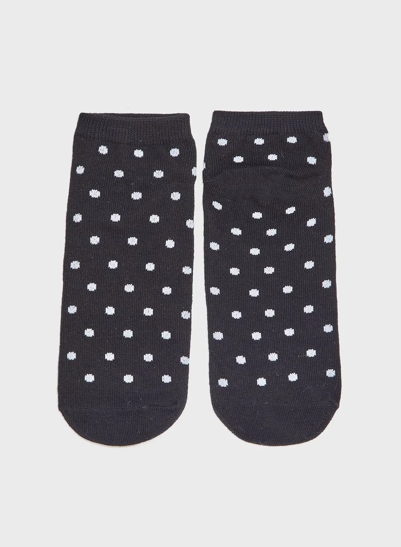 FOREVER 21 5 Pack Printed Ankle Socks