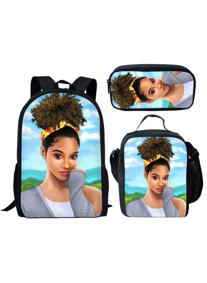 One-piece Delivery Customized Children Primary School Student Schoolbag Backpack Lunch Bag Pencil Case Three-piece Cross-border-Color:HBC191165C+G+K - Image 1