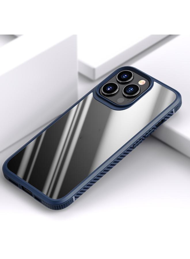 S-TOP Case For iPhone 13 Pro Max MG Series Carbon Fiber TPU + Clear PC Four-corner Airbag Shockproof Case - Image 2