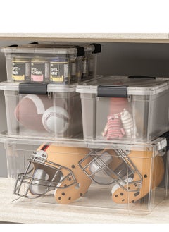 dunya Clear Plastic Storage Box 1.2 Liter 2Pcs Set  - Image 4