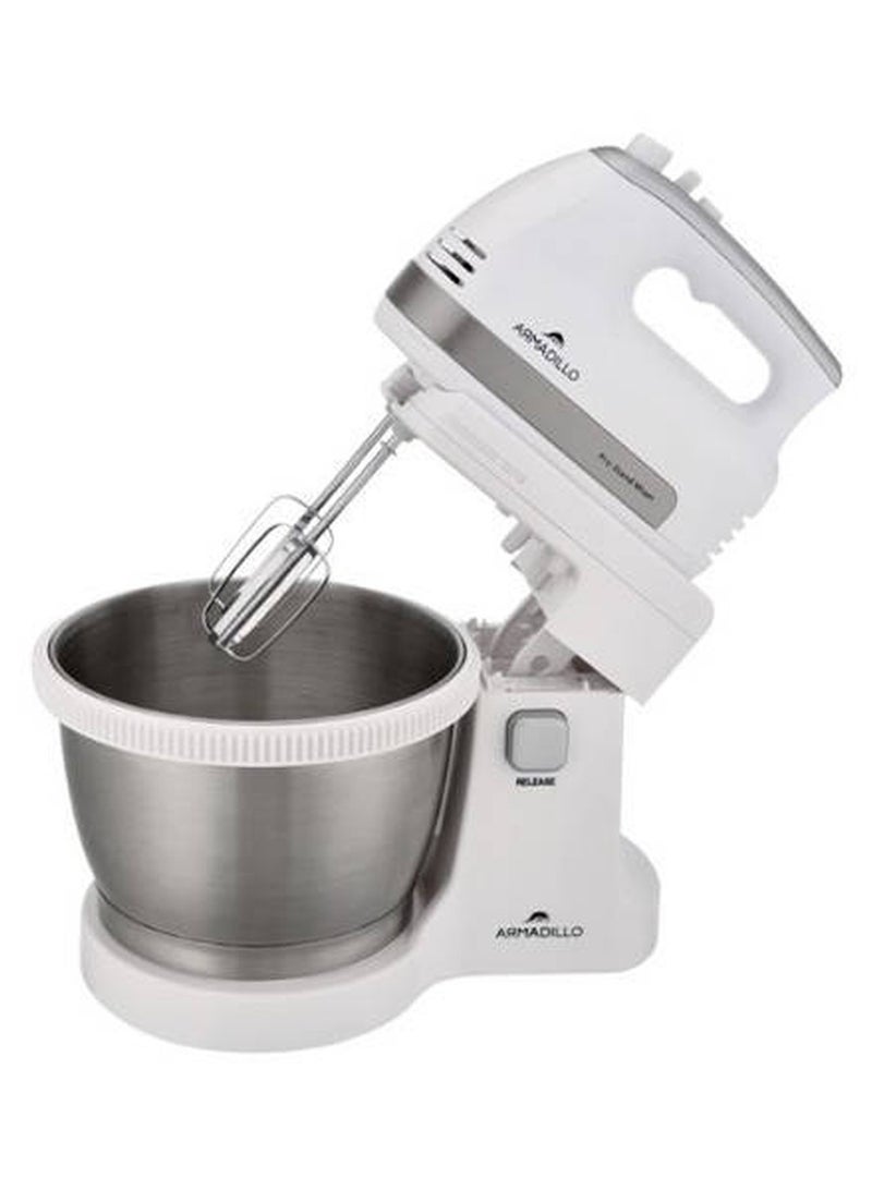 أرماديلو  مضرب بيض بالعجان ارماديللو 3.5 لتر 500 وات ابيض - Image 1