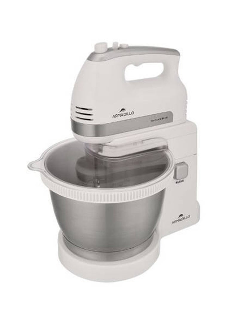 أرماديلو  مضرب بيض بالعجان ارماديللو 3.5 لتر 500 وات ابيض - Image 2