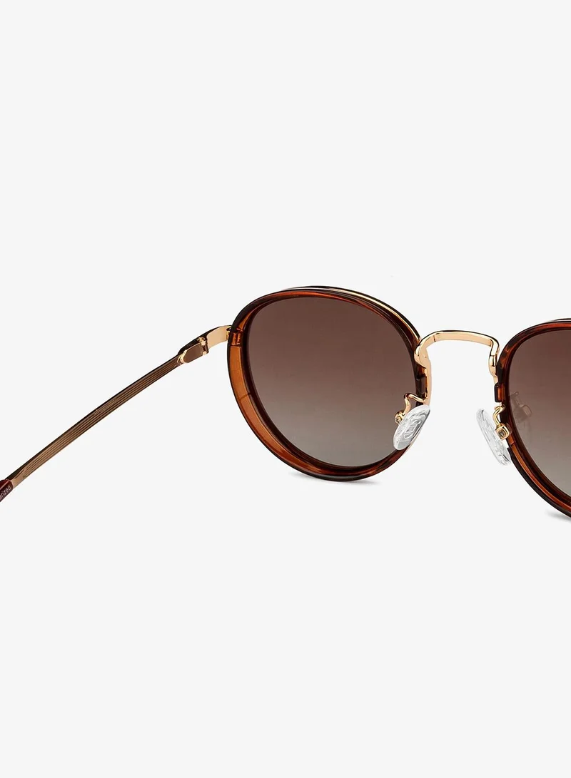 Vincent Chase  Wired Up By Lenskart Full Rim Round Polarized & UV Protected Sunglasses For Men & Women - VC S14665  | Best Price UAE