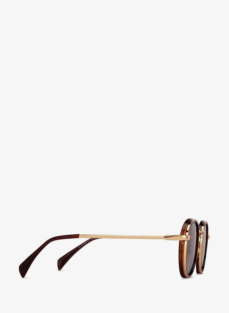 Vincent Chase  Wired Up By Lenskart Full Rim Round Polarized & UV Protected Sunglasses For Men & Women - VC S14665  | Best Price UAE