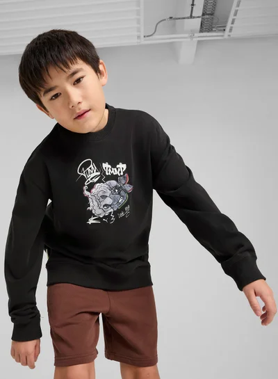 PUMA Youth Relaxed Graphic Sweatshirt