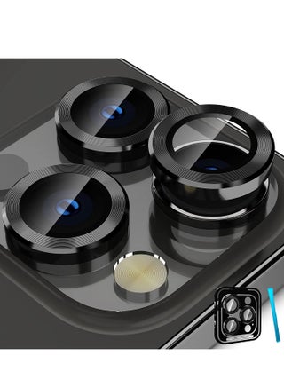 Camera Lens Protector for iPhone 14 Pro/iPhone 14 Pro Max, Alloy Metal Individual Ring, Anti Scratch HD Tempered Glass Lens Screen Protector Cover Film, Case Friendly, Black - pzsku/ZCE0288C2A48F057D5A11Z/45/_/1677325836/94b9c288-65bb-4808-a539-e024e3e71d8a