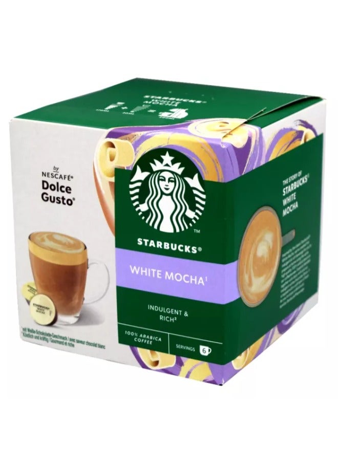 ستاربكس دولتشي جوستو ستاربكس وايت موكا - 12 كبسولة