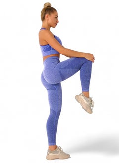 Plan A Women Workout Set High Waist Bra and Leggings Set Backless Sports Jumpsuit 2 Piece Workout Rompers Yoga Running Gym Suit.  - Image 5