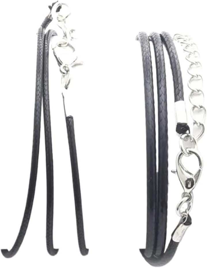 Rope Necklace String 100pcs 1.5mm Leather String Cord 45+5cm Chains Lobster Clasp Adjustable(Royal Blue) - Image 4
