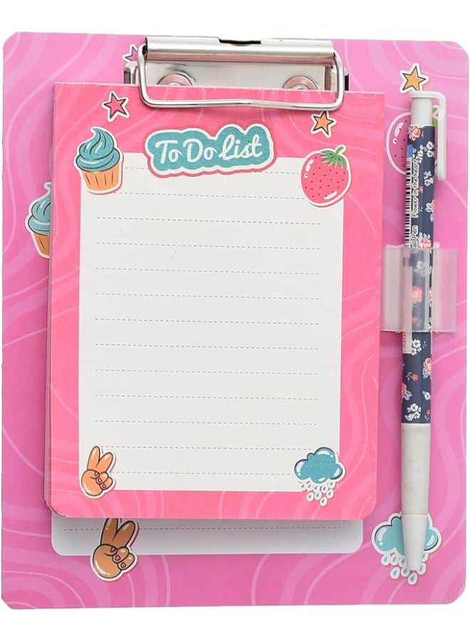 Yassin Planner Clip Notepad, Compact Design for Efficient Task and Schedule Tracking - Image 1