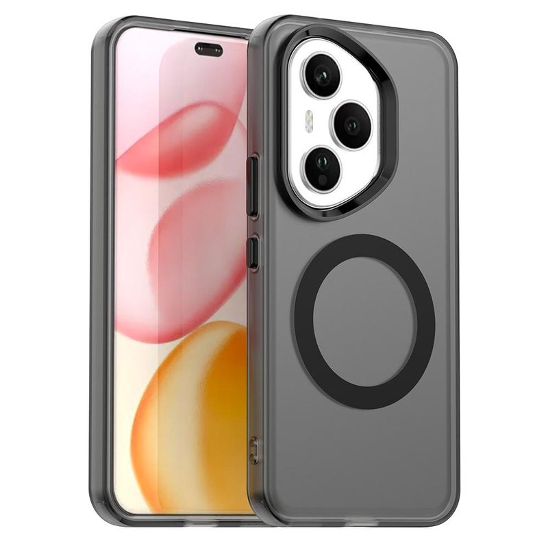 إيروريكس جراب هاتف For Honor 400 Pro Global 160.8 مم Candy Magsafe PC Hybrid TPU (أسود) - Image 1