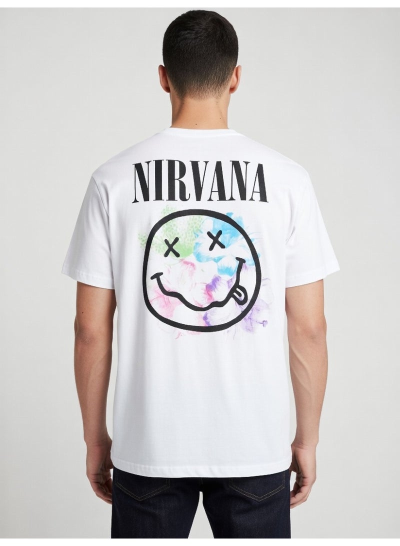 Nirvana MENS T-SHIRT-RELAXED  BOXY  FIT‬ - Image 4