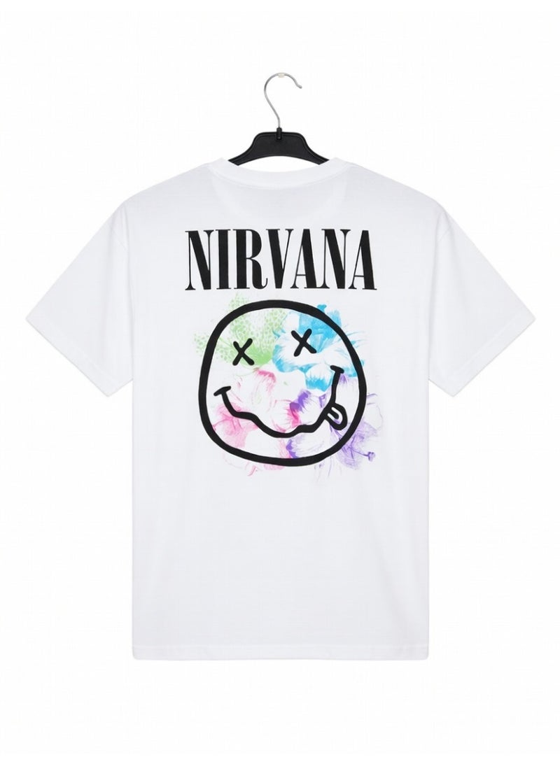 Nirvana MENS T-SHIRT-RELAXED  BOXY  FIT‬ - Image 3